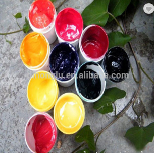 Pigmentos rojos y amarillos para hacer pintura/hormigón