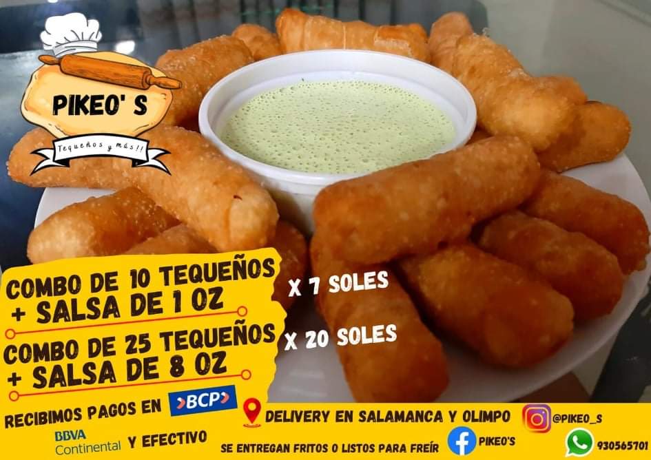 Tequeños y pastelitos