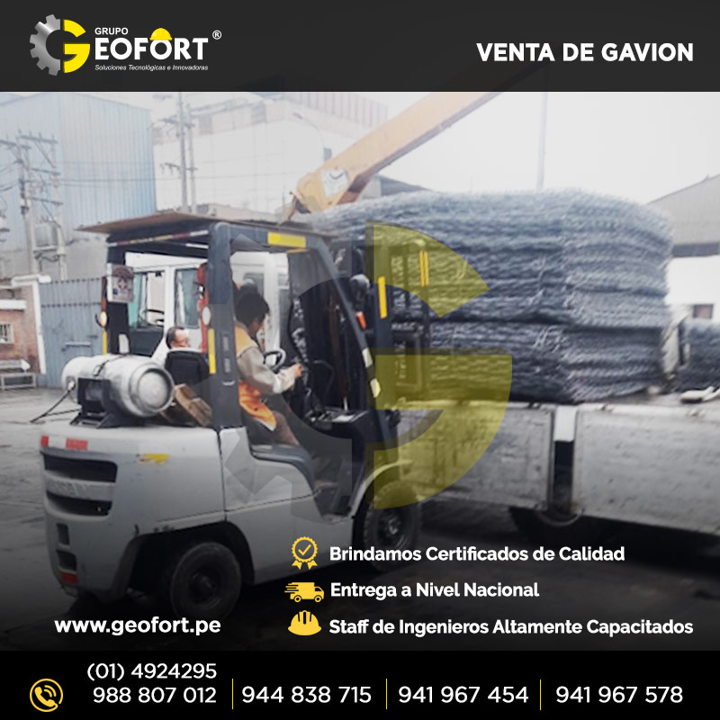 GAVION CAJA , COLCHON ,GEOFORT