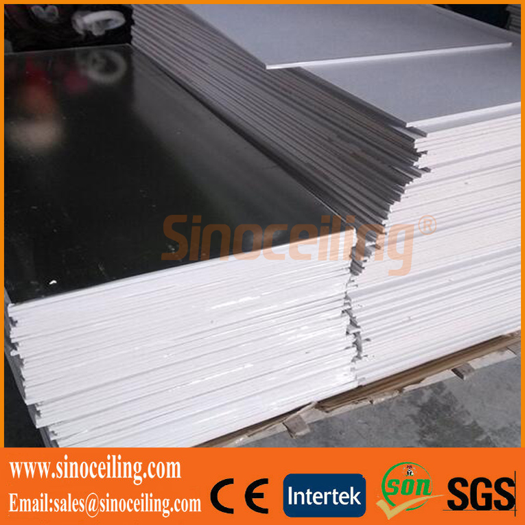7mm techo de yeso laminado de pvc,cielo raso de yeso