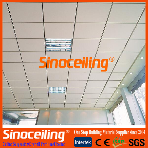 603X603MM teja de aluminio, techo de metal perforado