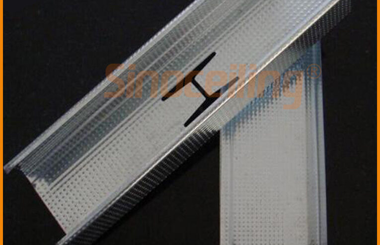 Perfil de metal puede ser aplicado tanto para el sistema de techo y sistema de partición de paneles de yeso