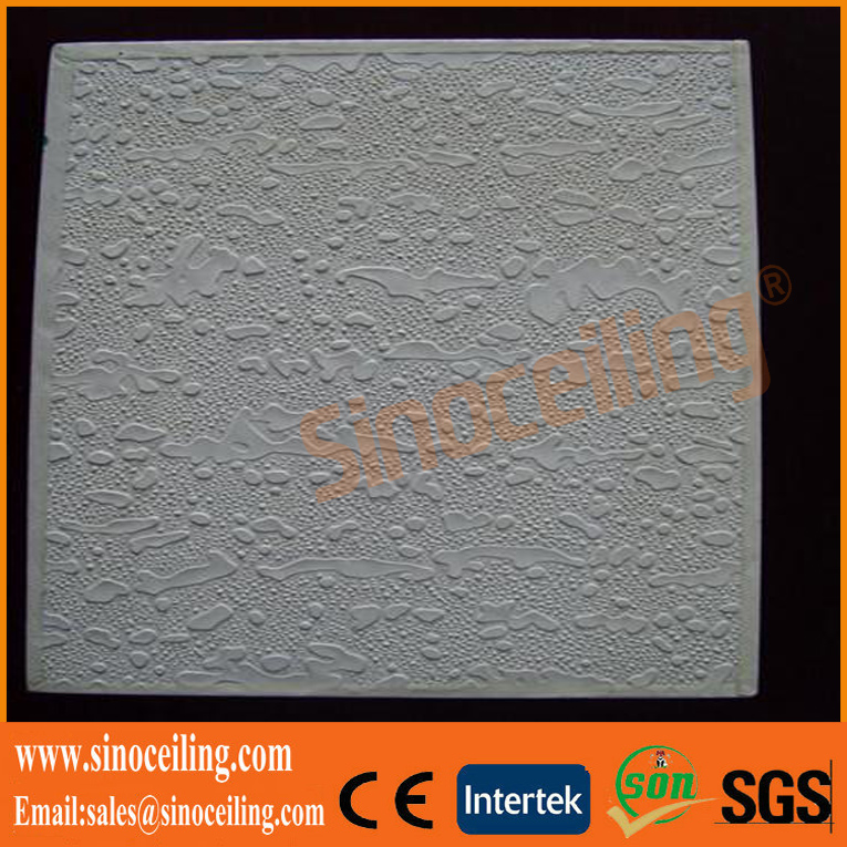 7mm techo de yeso laminado de pvc,cielo raso de yeso