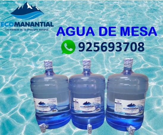 💧💧AGUA ECOMANANTIAL TE TRAE LA FRESCURA💧💧