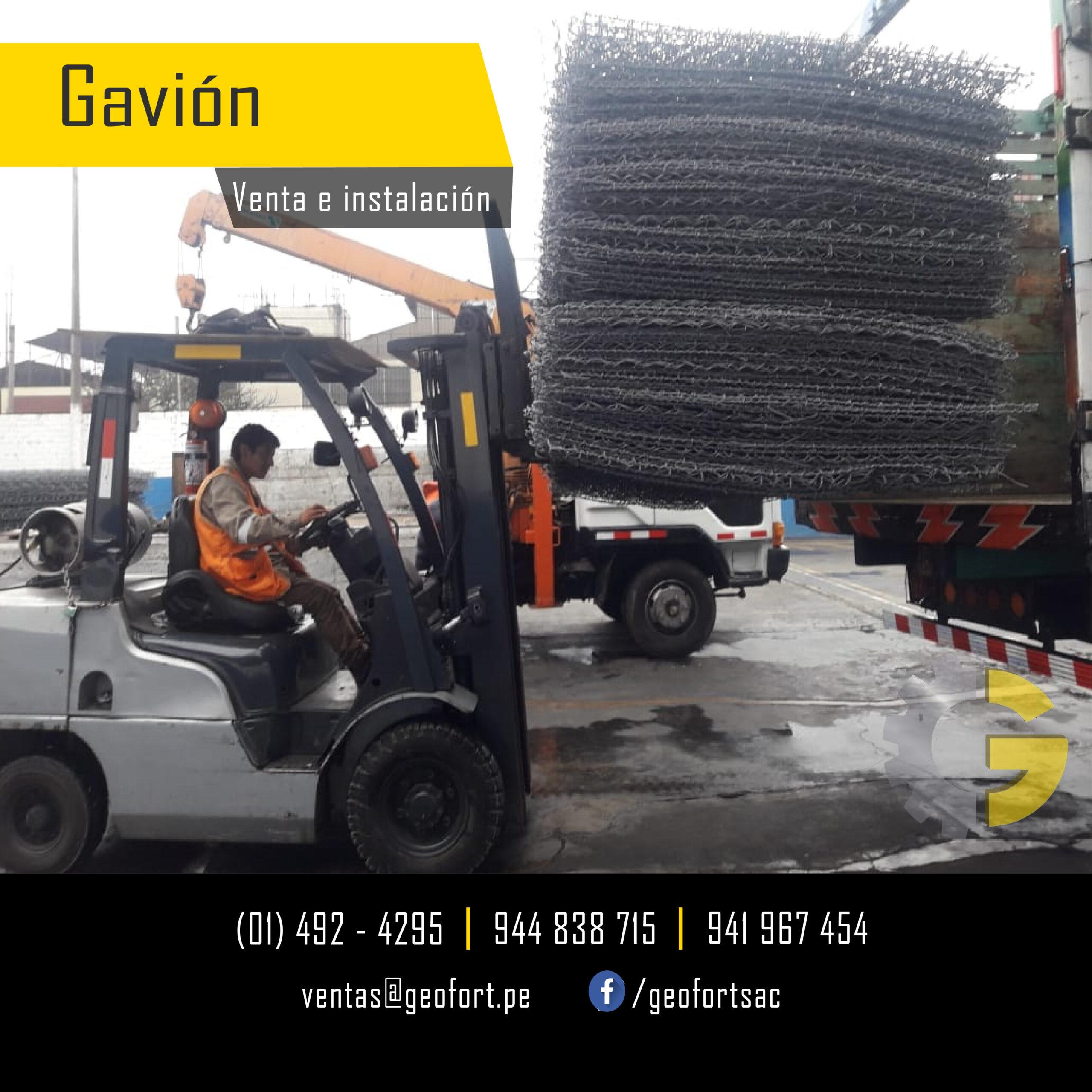 FABRICA DE GAVIONES EN PERU ,GEOFORT