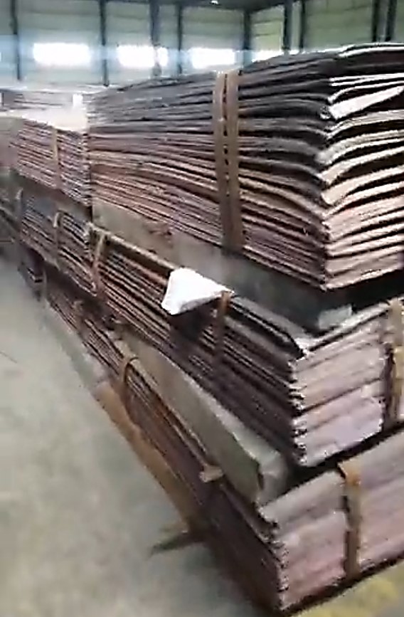 Cátodo de Cobre (Cu) 99,9953% grado LME