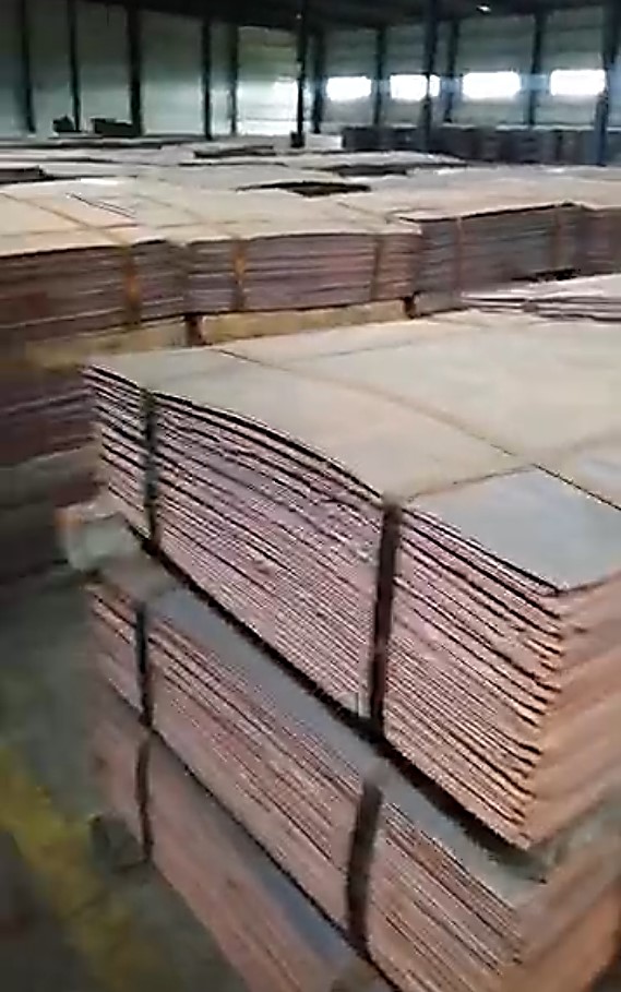 Cátodo de Cobre (Cu) 99,9953% grado LME
